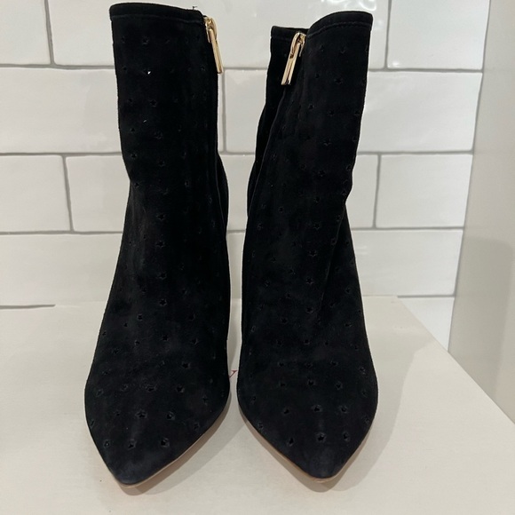 See by Chloe Suede Eyelet Sock Boot. Size 8.5. EUC!! Includes box and dust bag. - Picture 2 of 13